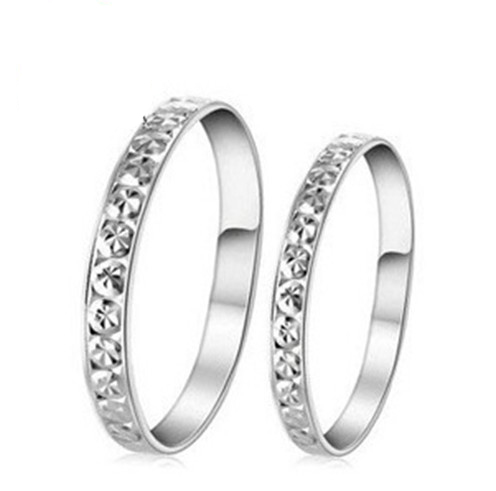 SS11045 Starry couple rings S925 sterling silver rings